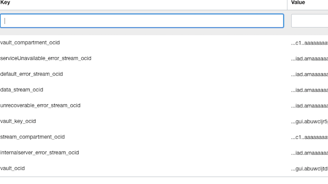 Application Configuration