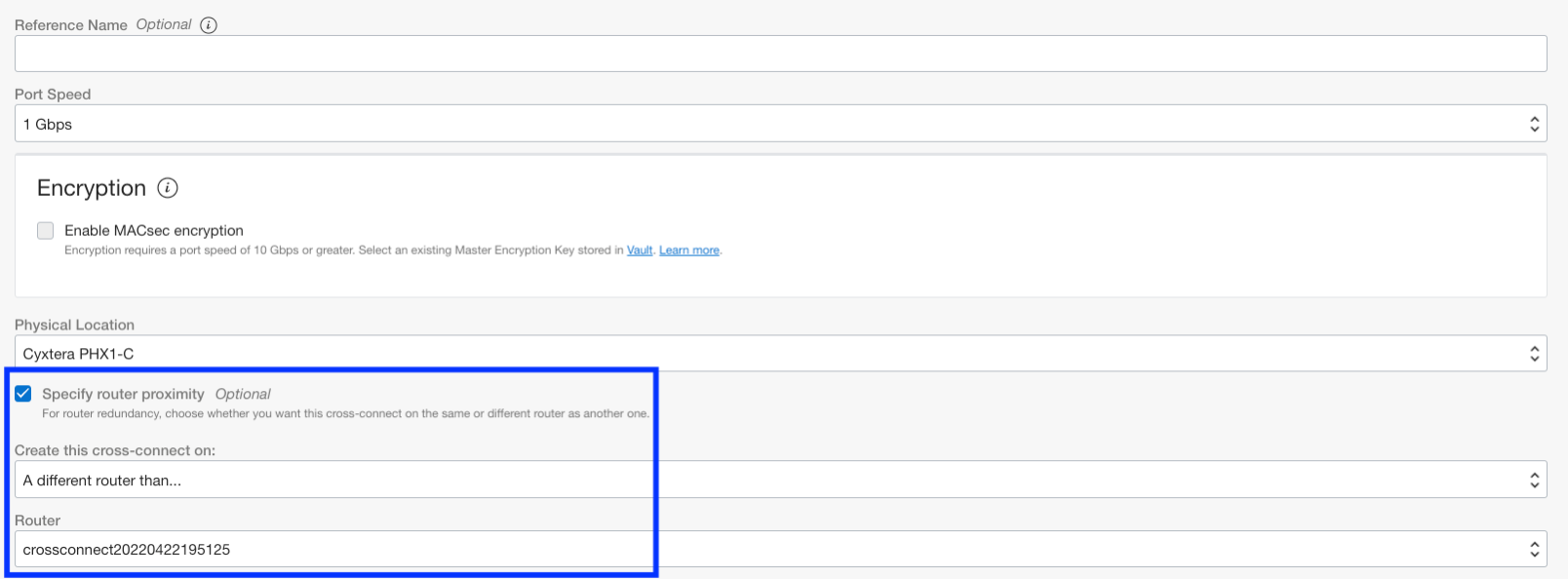 Cross Connect: Router Proximity