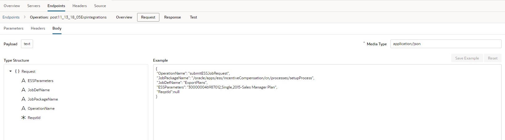 Export Service connection