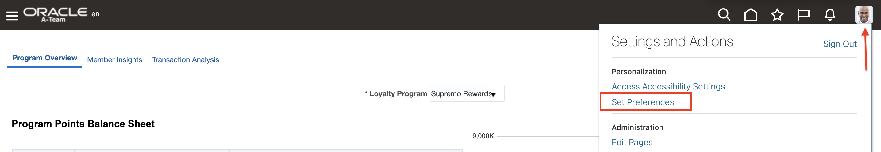 Fusion : Set User Preferences