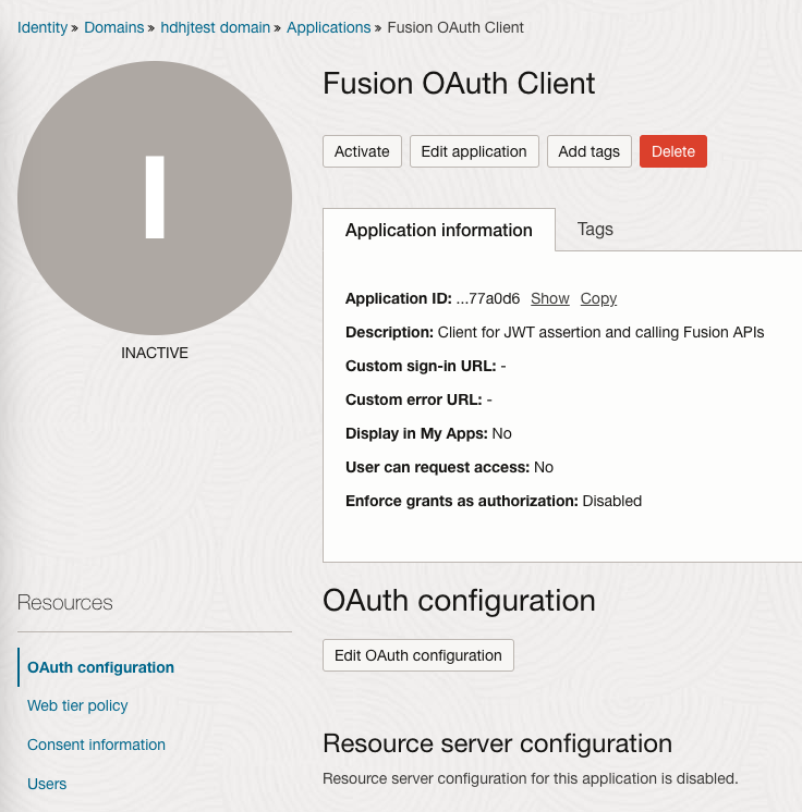 Activate Application