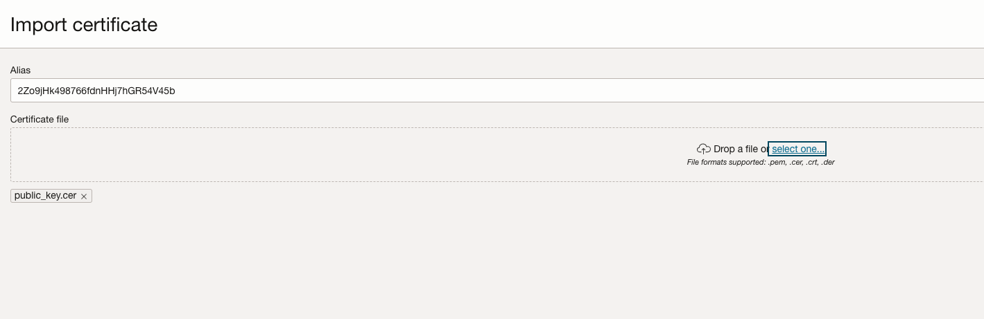 Import Azure Certificate