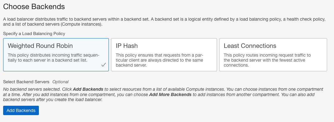 Nested LBs - Skip Backends