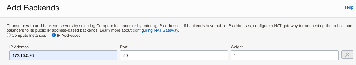 Nested LBs - Add Backends