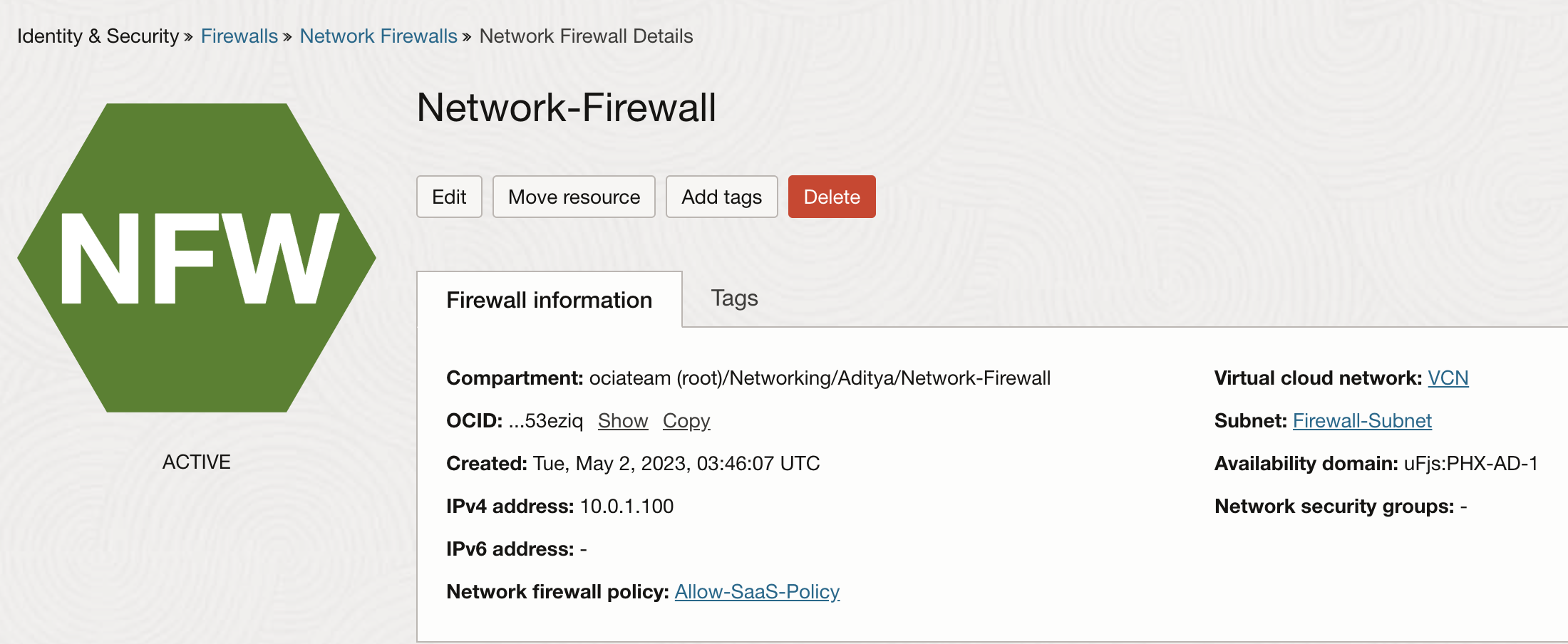 Network Firewall