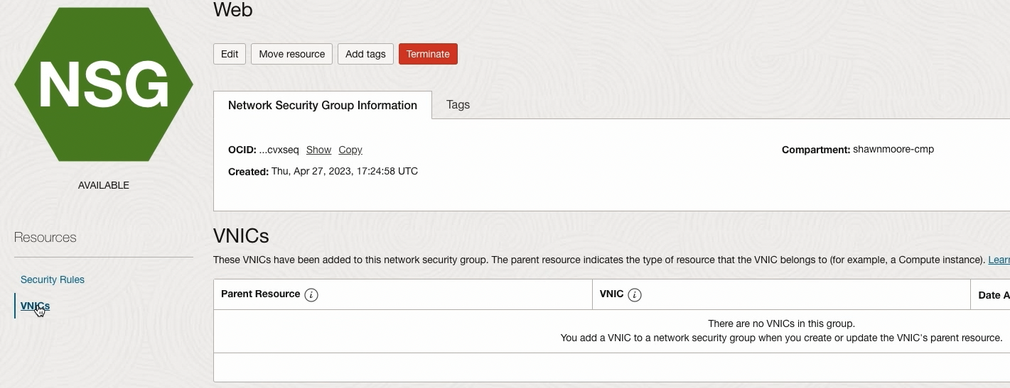 WEB NSG VNIC SCREENSHOT 1