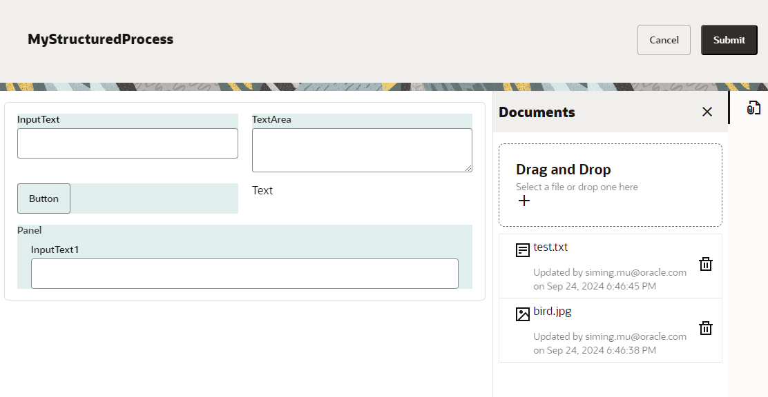 OPA Form with Attachments